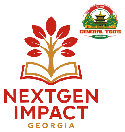 NextGen Impact Georgia logo with the General Tso's badge